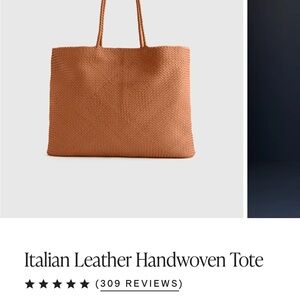 Quince leather tote